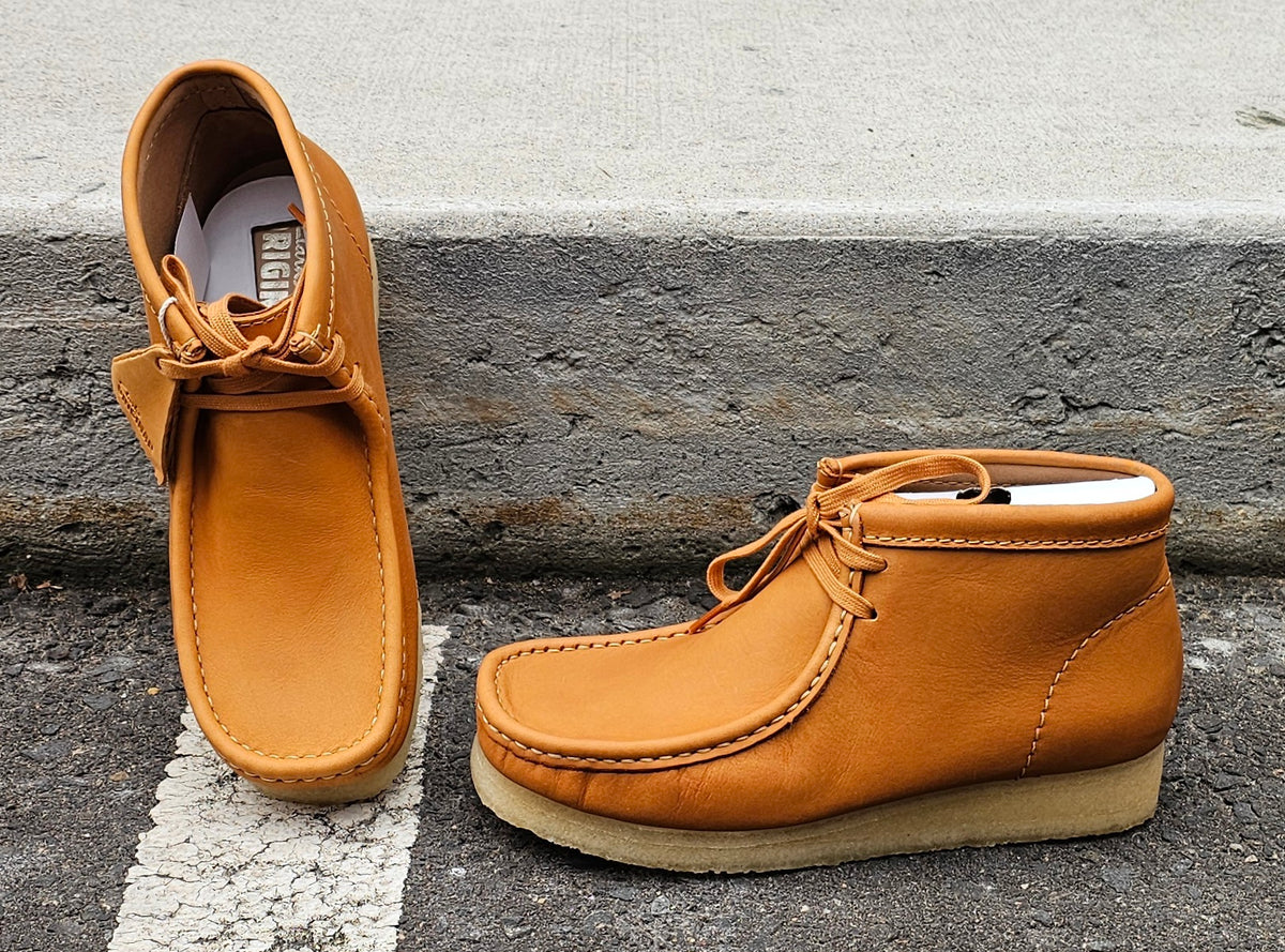 Clarks originals wallabee tan leather on sale