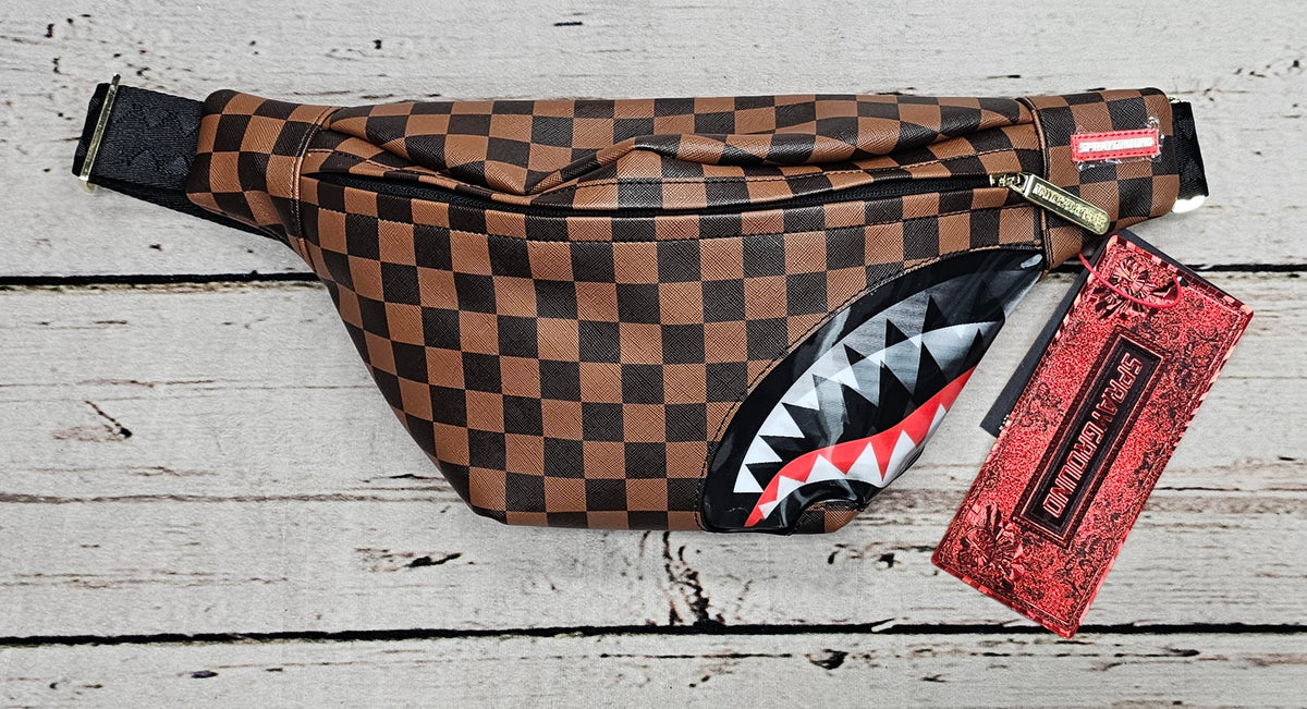 Sprayground sharks in paris crossbody sale