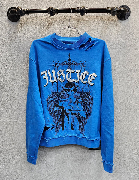 Vicious Justice Distressed Sweatshirt