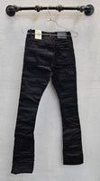 Jordan Craig JTF340 Stacked Flare Jean, Polished Black