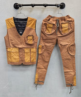 THC + Soul Round Pocket Cargo Pants Joggers, Asst