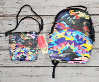 Sprayground Sliced And Diced Camo Messenger Bag