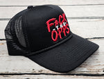 Field Grade Fuck The Opps Foam Trucker Hat, Asst