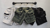 First Row 3D Y2K Multi Cargo Shorts, Asst