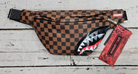 Sprayground Sharks In Paris Lenticular Crossbody