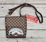 Sprayground Sharks In Paris Lenticular Messenger Sling