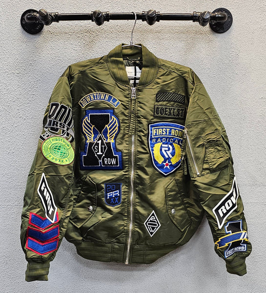 First Row MA-1 Force Multi Patches Jacket