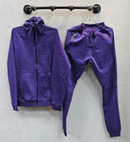 Jordan Craig 8720H Zip-up Hoodie, Court Purple