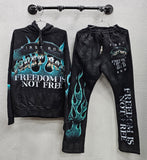 First Row Freedom Is Not Free Stack Sweatpants