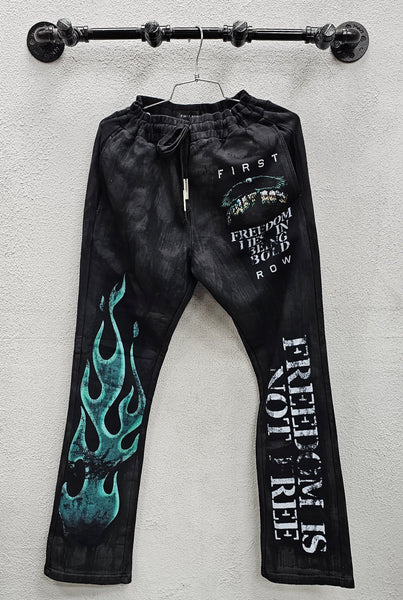 First Row Freedom Is Not Free Stack Sweatpants