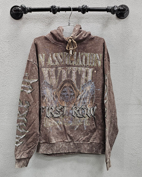First Row Wake Up Skull Hoodie