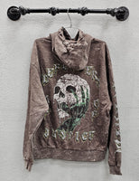 First Row Wake Up Skull Hoodie