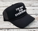 Field Grade I'm Not For Everyone Dad Hat, Asst
