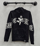 Hasta Muerte Grey Letters Hoody