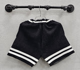 First Row Bright Future Varsity Jacquard Knit Short, Black