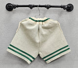 First Row Varsity Jacquard Knit Short, Cream
