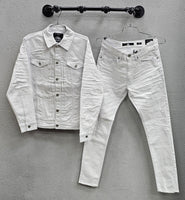 Jordan Craig JJ990R Denim Jacket, White