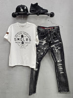 Smuggler's Moon SM-WB-5636 Denim, Black Wash