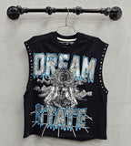 Hudson Dream State Crop Sleeveless Tee, Asst