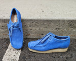 Clarks Wallabee Low Boot, Blue Suede