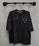 Hudson Studded Cross Tee