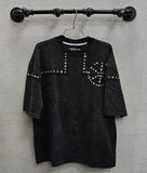 Hudson Studded Cross Tee