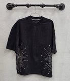Hudson Studded Oversize Tee, Asst