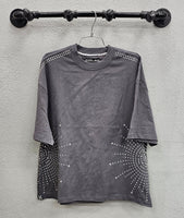 Hudson Studded Oversize Tee, Asst