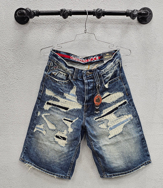 Smuggler's Moon SM-WB-5614 Indigo Wash Denim Short
