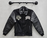 Jordan Craig 91667 Paradise Circus PU Varsity Jacket, Asst