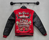 Jordan Craig 91667 Paradise Circus PU Varsity Jacket, Asst