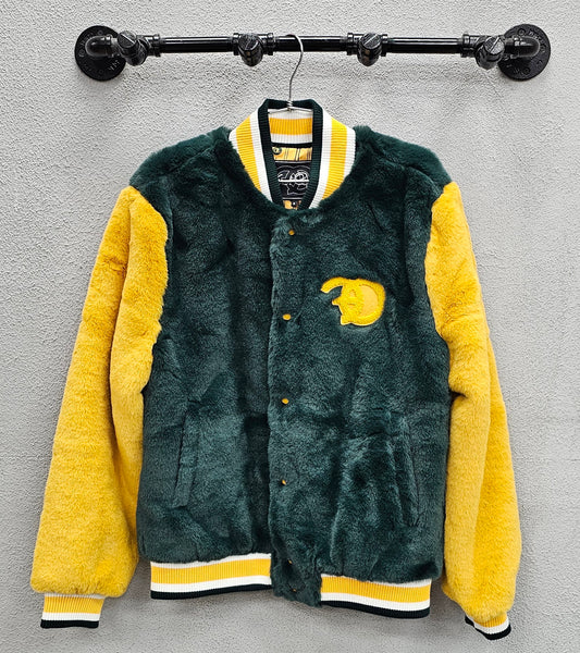 Frost Original Marc Rabbit Fur Varsity Jacket