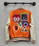 First Row Patches Varsity Jacket
