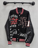 First Row Wake Up And Be Fierce Varsity Jacket, Asst