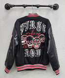 First Row Wake Up And Be Fierce Varsity Jacket, Asst