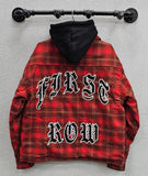 First Row Wake Up Shacket w/ Hoodie