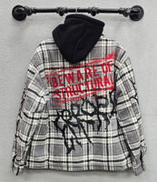 First Row Errors Shacket w/ Hoodie