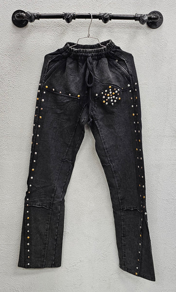 Hudson Studded Stackpants, Asst