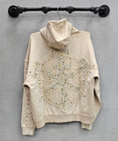 Hudson Studded Zip-up Hoodie, Asst