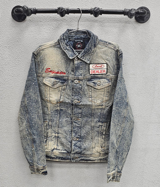 Jordan Craig JJ2339 Artist Denim Jacket w/ Crystals