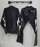 Rebel Minds Tribal Mineral Stack Sweatpants