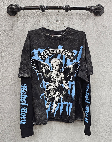 Rebel Minds Paradise Angel LS Tee