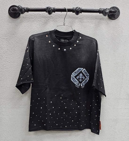 First Row Faith Dealer Crop Tee