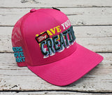 Field Grade Stay Creative Trucker Hat, Asst