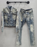Preme PR-WB-1554 Western Stacked Denim, Indigo