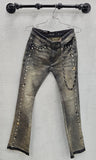 Black Light BL-70104 Stacked Flare Jeans, Asst