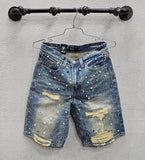 Preme PR-WB-1670 Studded Denim Shorts