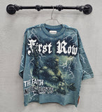 First Row Laugh Faith Never Drifts Crop Tee
