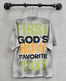 First Row God's Favorite Chosen Baby Angel Tee