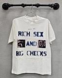 Rich Dead Idols Rich Sex and Big Checks Tee, Asst